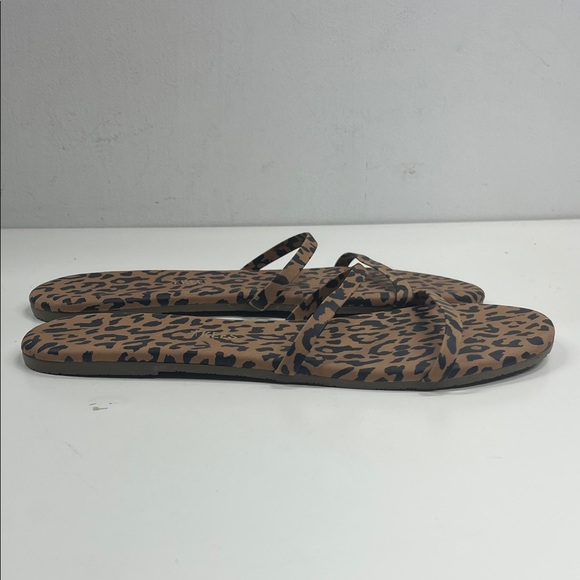 New Tkees Gemma Exotic Cheetah Slide Sandals Size 9 - Picture 3 of 6